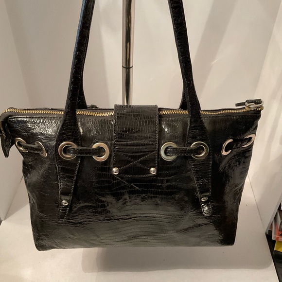 Vintage Jimmy Choo black patent purse - Picture 2 of 14